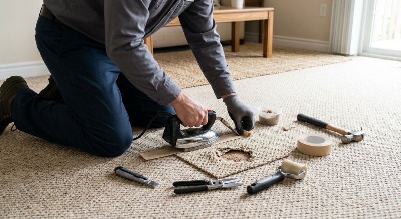 Basement Carpet Repair in Olathe, KS