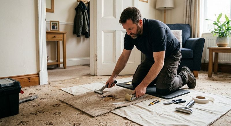 Basement Carpet Repair in Littleton, CO