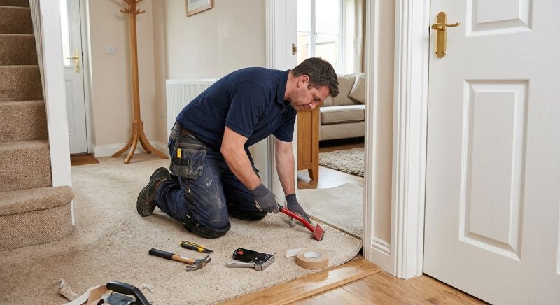 Stair Carpet Repair in Overland Park, KS
